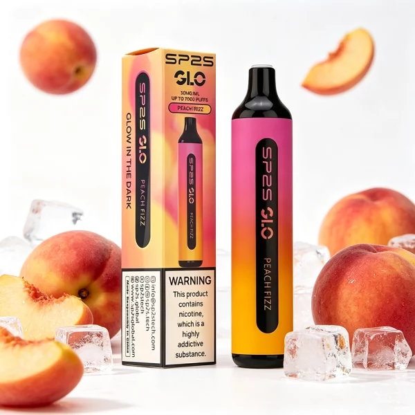 sp2s glo 拋棄式電子煙 蜜桃氣泡 7000口