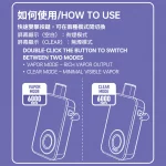 一次性電子煙 思博瑞 SP2S Apollo 12000口 雙模式切換
