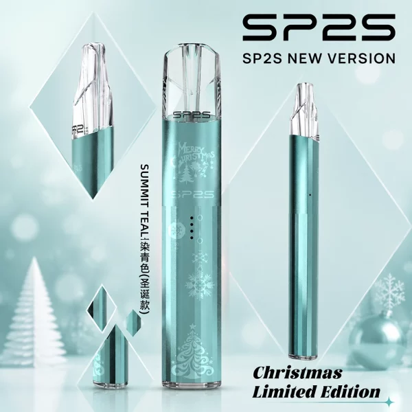 思博瑞-SP2S-聖誕系列-鈦金屬-電子煙主機-森山染青色-1 思博瑞 SP2S 聖誕系列 鈦金屬 電子煙主機 森山染青色